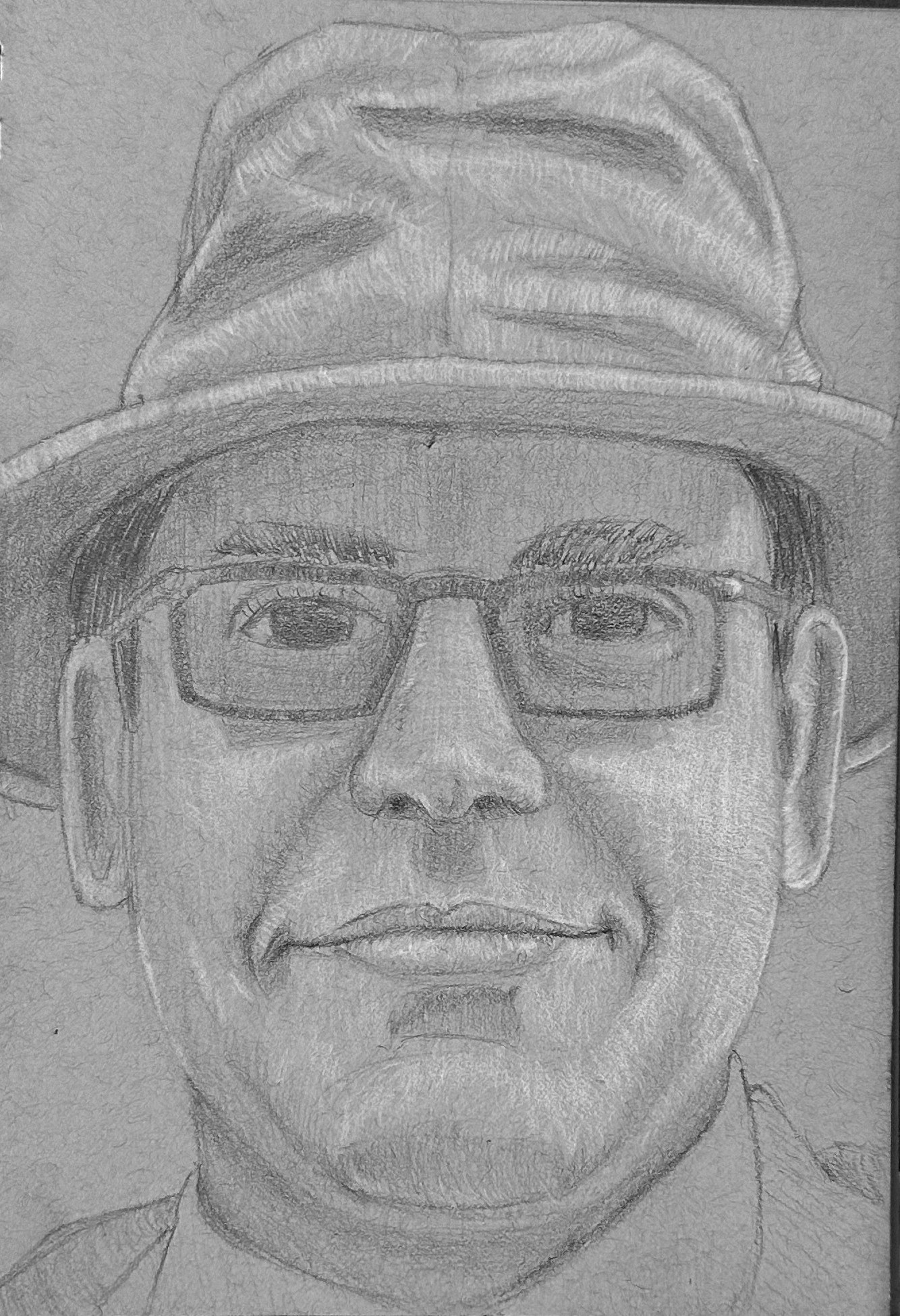 Pencil Portrait 1 commission example