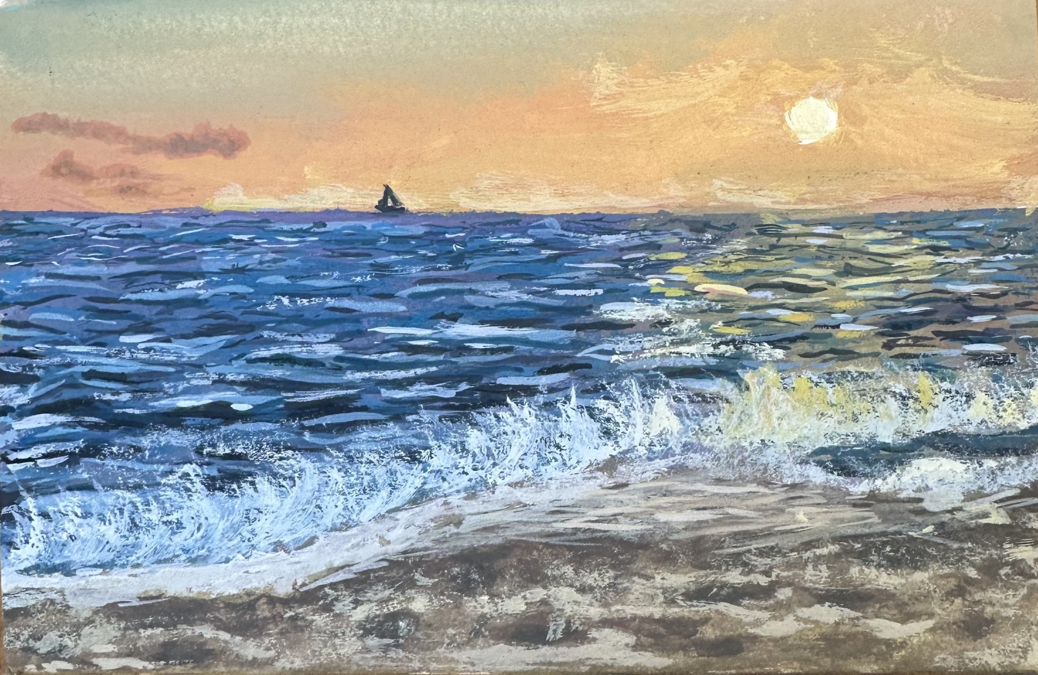 Oceanside Sunset Plein Air