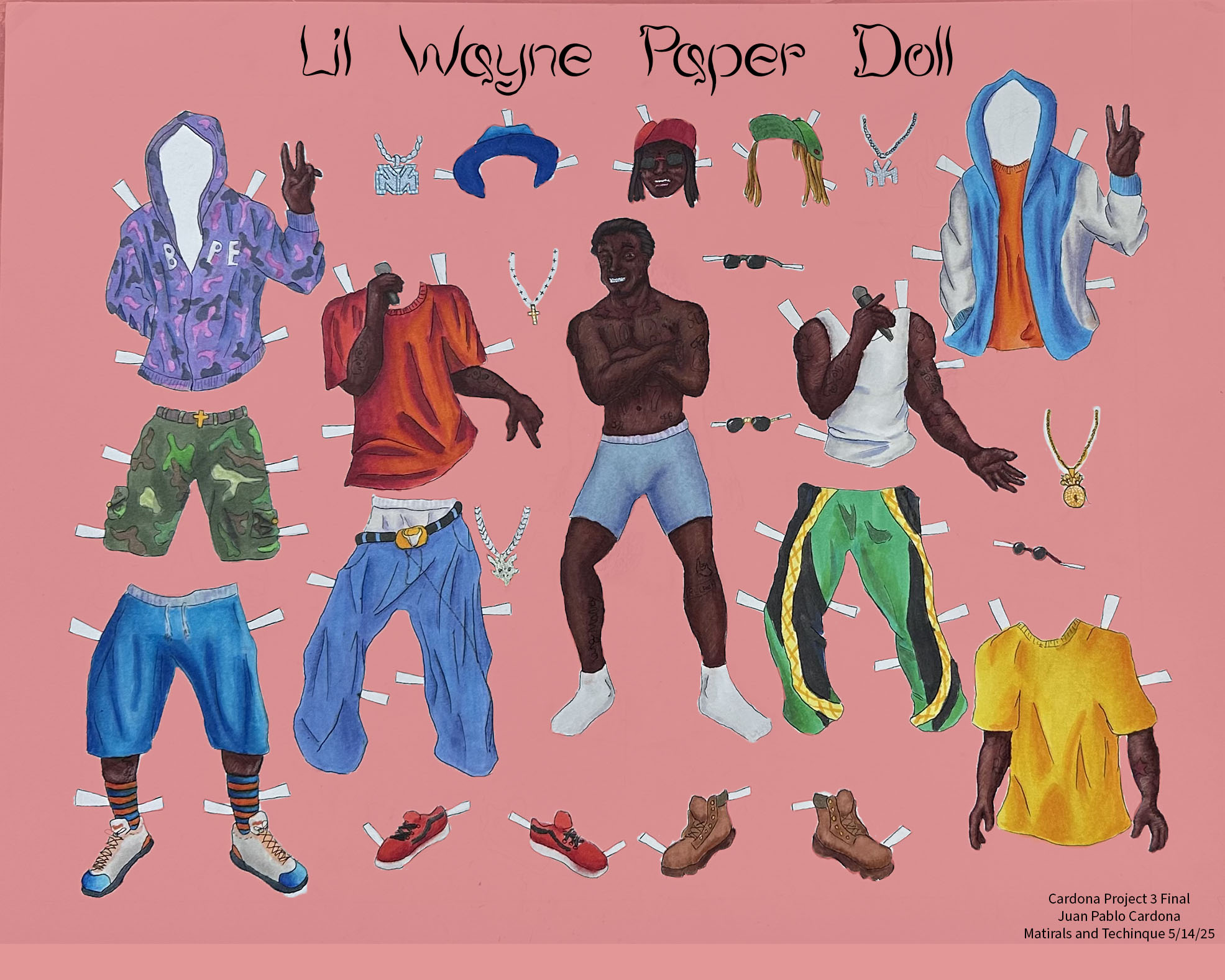 Lil Wayne Paper Doll